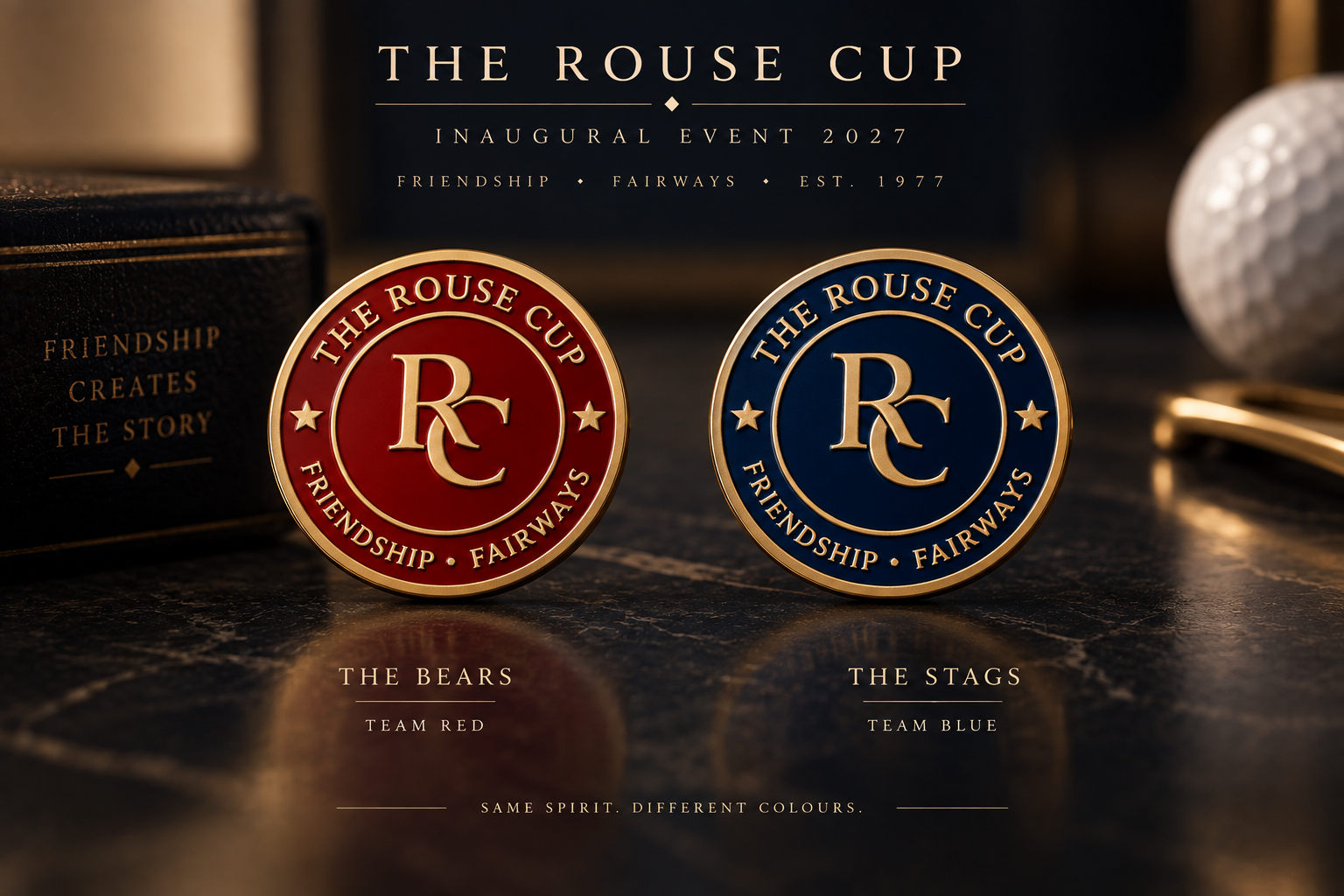 Ball Marker — official Rouse Cup product render